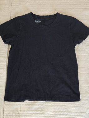 J. Crew Girlfriend Tee Black